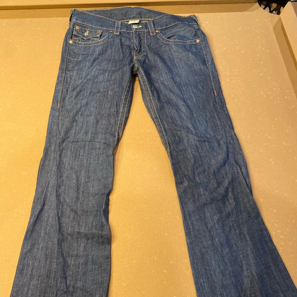True Religion wide leg jeans